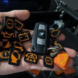 Brelok check engine 4x4 oil pressure brake fault etc Halloween edition