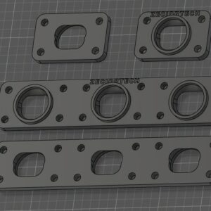 M54B30 Flansza Glowicy ideal flow - projekt do samodzielnego wykonania cnc, laser, woda